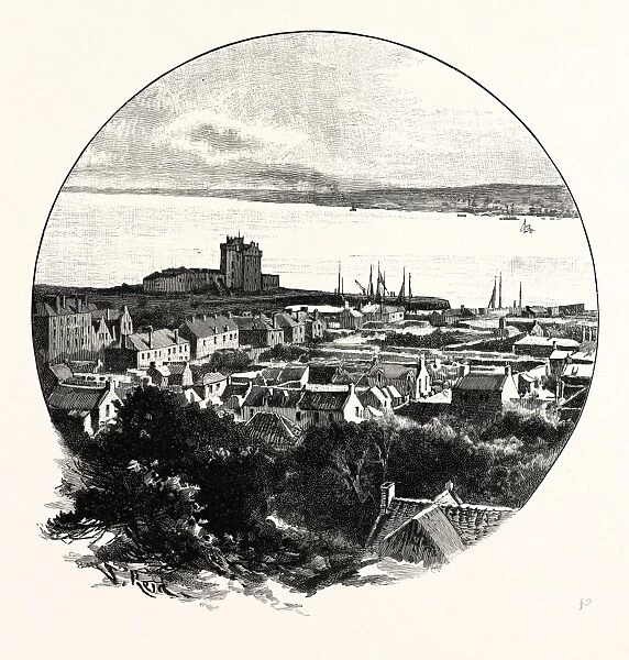 DUNDEE, FROM BROUGHTY FERRY, UK. Dundee, officially the City of Dundee, is the fourth-largest