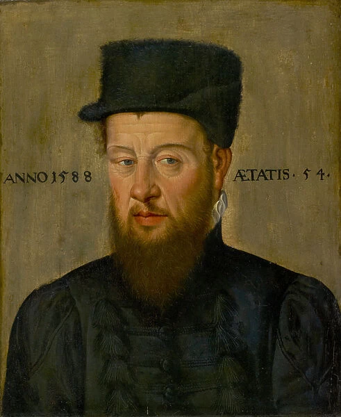 Portrait Theodor Zwinger 1588 Oil panel 37. 5 x 31 cm