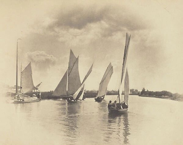 Sailing Match Horning 1885 Peter Henry Emerson