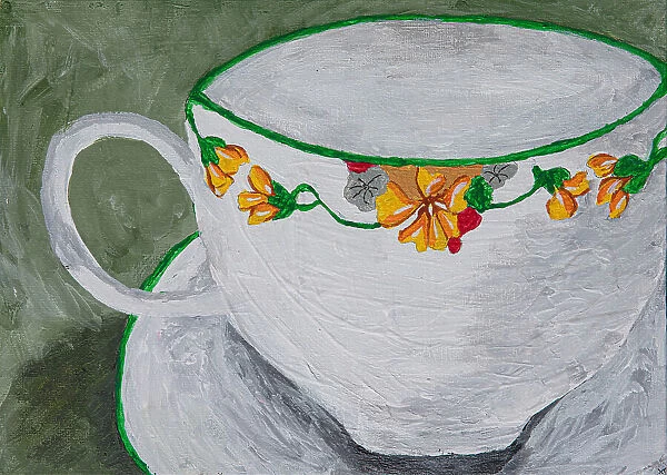 Teacup With Flowers