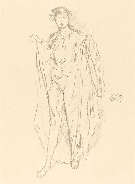 The Girl, c. 1891. Creator: James Abbott McNeill Whistler