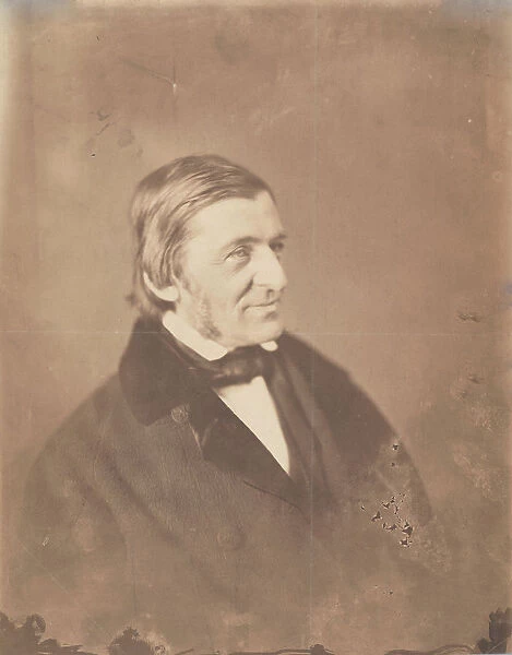 Ralph Waldo Emerson, ca. 1856. Creator: Mathew Brady