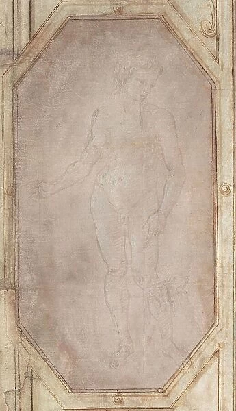 Standing Nude Youth, c. 1496. Creator: Filippino Lippi