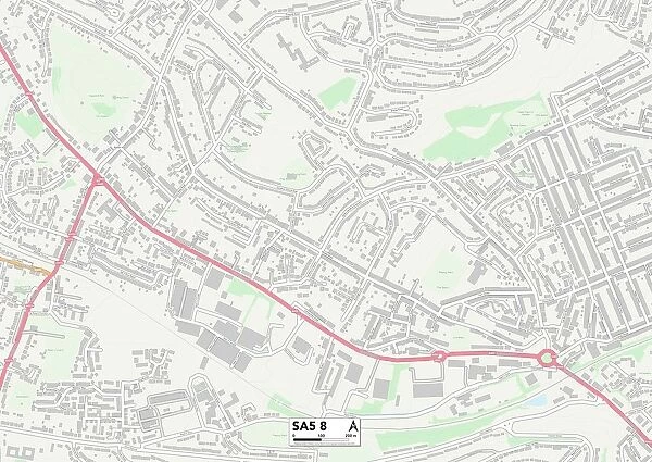 Swansea SA5 8 Map