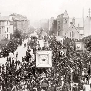 12th of July march, Orange Order, Belfast, c. 1890 s