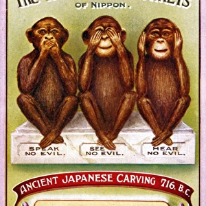 Popular Themes Metal Print Collection: 3 Wise Monkeys