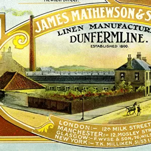 Advert, James Mathewson & Son Ltd, Dunfermline