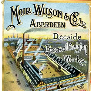 Advert, Moir, Wilson & Co Ltd, Aberdeen, Scotland