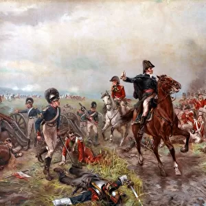 Popular Themes Premium Framed Print Collection: Battle of Waterloo