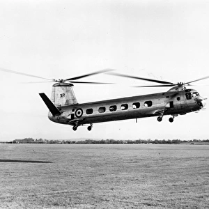 Bristol 173 / 3 XE286 hovering at Old Mixon in November 1956