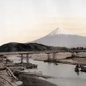 c. 1880s Japan - Mount Fuji, Fujiyama