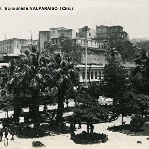 Chile - Valparaiso - Plaza Echurren