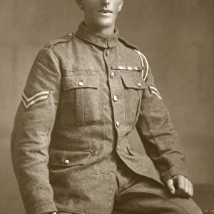 Corporal R Adams, DCM, British soldier, WW1