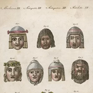 Greek Theatrical Masks