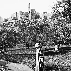 Israel Jerusalem Tower of Hippicus pre-1900
