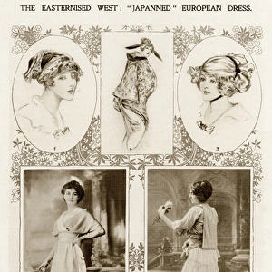 Japanese influene in womens clothing 1913
