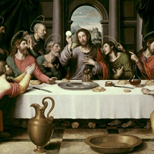 Renaissance art Metal Print Collection: The Last Supper painting