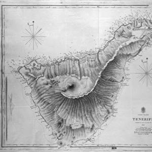Map of Tenerife, Canary Islands