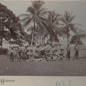 Officers of the 4th Guiana Scout Troop, South America
