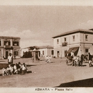 Piazza Italia in Asmara, Eritrea