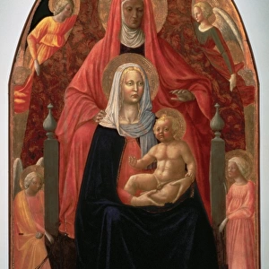 Renaissance. Masaccio (1401-1428). The Madonna and Child wit