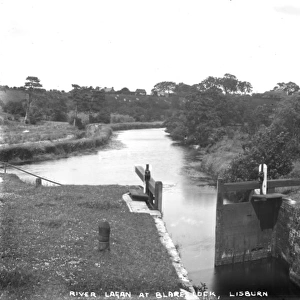 River Lagan at Blares Lock, Lisburn
