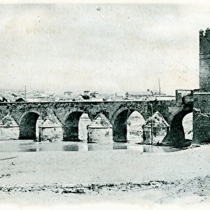 The Roman Bridge at Cordoba, Spain