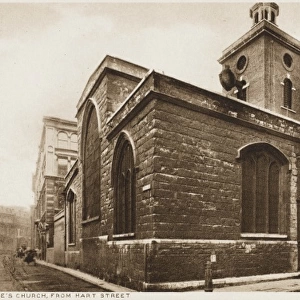 St Olaves Church - viewed from Hart Lane, London