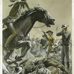 Battles Photographic Print Collection: Battle at Little Bighorn