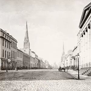 Union Street, Aberdeen, looking west, Scotland, c. 1880 s