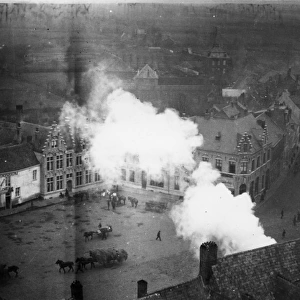 View of Poperinge, Belgium, WW1