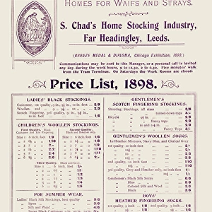 Waifs and Strays Society Leeds St Chads Price List