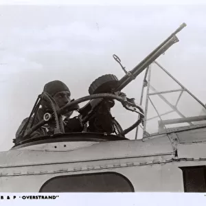 WW2 - Machine Gunner on a Boulton Paul P. 75 Overstrand