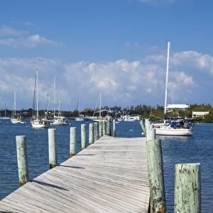 Jetty, New Plymouth, Green Turtle Cay, Abaco Islands, Bahamas, West Indies, Central