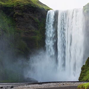 Skogafoss waterfall, Southern Region, Iceland, Polar Regions