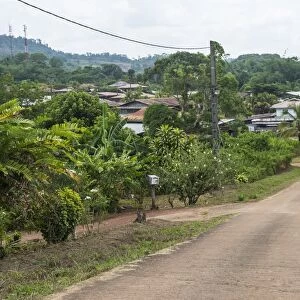 View over Cacao, French Guiana, Department of France, South America