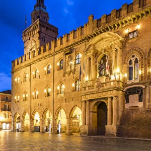Palazzo d Accursio (Palazzo Comunale), Piazza Maggiore, Bologna, Emilia-Romagna