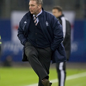Ally McCoist's Deceptive Kick: Rangers Manager Fakes it in Hamburg's Imtech Arena Amidst 2-1 Deficit
