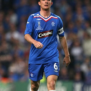 Barry Ferguson and Rangers Face Zenit Saint Petersburg in the 2008 UEFA Cup Final at City of Manchester Stadium