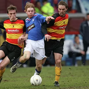 Chris Burke Scores the Second Goal in Rangers 2-0 Scottish Cup Quarter-Final Win over Partick Thistle