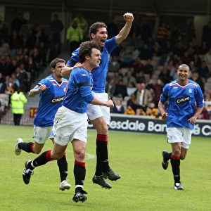 Matches Season 07-08 Photographic Print Collection: Motherwell 1-1 Rangers