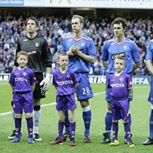 Ibrox Mascots Square Off in UEFA Cup Semi-Final: A Battle of Pride (Rangers vs Fiorentina 0-0)