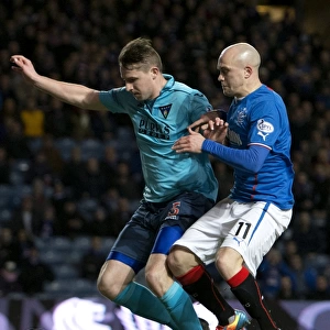 Rangers Matches 2013-14 Pillow Collection: Rangers 4-0 Dunfermline Athletic
