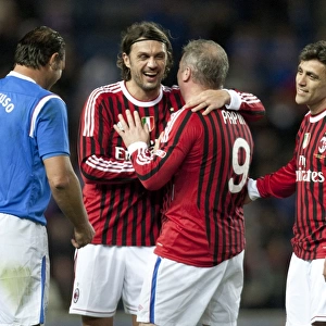 Maldini and McCoist Share a Laugh: A Legendary Encounter - Rangers 1-0 AC Milan Glorie