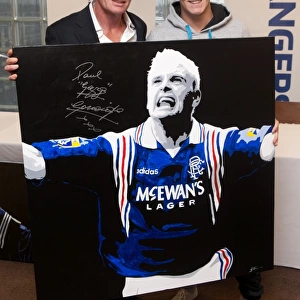 Paul Gascoigne at Rangers: Signing Session after Rangers vs. St Mirren Match (October 2011)