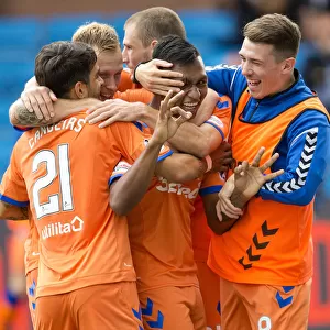 Rangers Alfredo Morelos Hat-trick: The Betfred Cup - Kilmarnock vs Rangers at Rugby Park