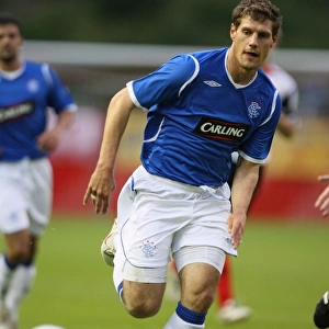 Rangers Andrius Velicka Scores the First Goal: Rangers Take Early Lead Against Clyde (0-1)