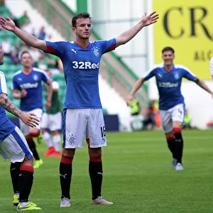 Rangers Andy Halliday: Delight as He Scores the Upset Goal Against Hibernian in the Petrofac Training Cup