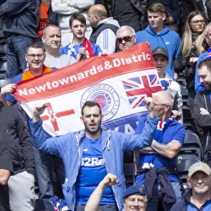 Rangers Fans Euphoric Roar: Kilmarnock vs Rangers, Scottish Premiership - Rugby Park
