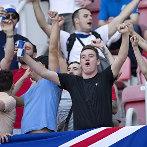 Rangers Fans Europa League Roar: Uniting Scottish Pride at Philip II Arena (2003)